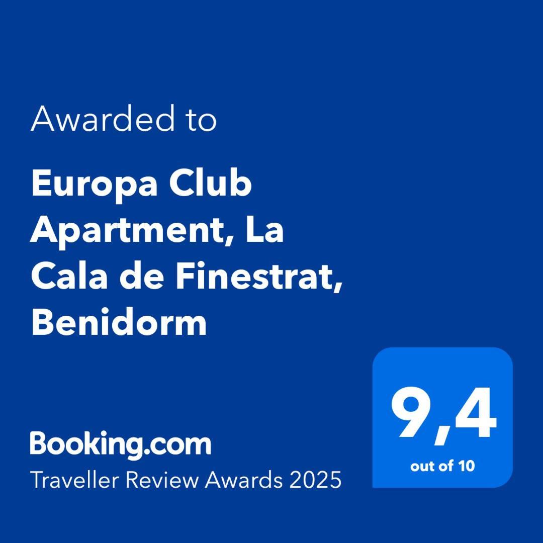 Europa Club Apartment, La Cala De Finestrat, Benidorm, Next To The Beach, Ground Floor, Air Cond Экстерьер фото